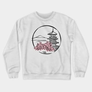 Japan: Ninnaji temple Crewneck Sweatshirt
